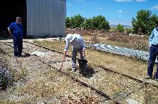 Preparing the track