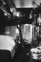 Interior of "ARP" sleeper set for night use, circa 1917.