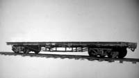 Rail flat wagon RA 639, circa 1916.
