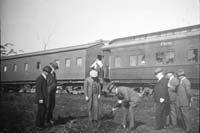 'a_a0263 - June 1917 - Taking soil samples at 104 Miles'