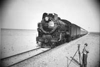 'a_a0280 - 1949 - Trans-Australian Railway engine C 66'