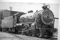 'a_h058 -   - Trans-Australian Railway C 63 outside of engine shed'