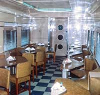 1973 Interior of Caf car