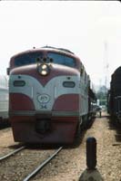 c.late 1970s GM34  ANR maroon and silver(logo plate on front with CR ground off)