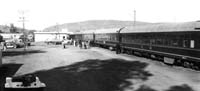 NARC 53 on narrow gauge Ghan at Alice Springs.