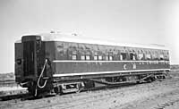 'b02-26b -   - Former Victorian Railways dining car "DB 73" in COmmonwealth Railways colours'