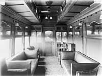 Publicity photo of AF class lounge car taken 1917.