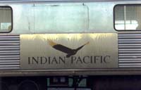 'b03-63a - 1998 - Indian Pacific car name board '