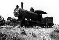 'b07-23j - circa 1940 - Commonwealth Railways engine NG 9 at Parap '