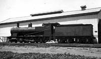 'b07-23n - circa 1920s - Commonwealth Railways "K" class engine'