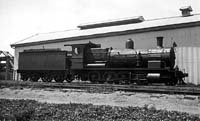 'b07-23o - circa 1920s - Commonwealth Railways "K" class engine'