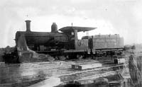 'b07-27a - circa 1940 - Commonwealth Railways engine NG 11 at Parap.'