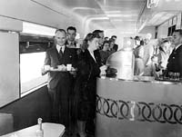 Interior of Cafeteria car