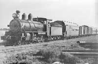 c.1950 The Ghan - NM15 + NHBR brake (Ken Rodgers)