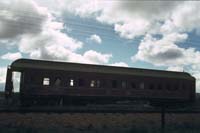 Sitting car ABP 15 in a very poor state of repair at Peterborough.