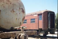 2.11.1985 Steel car 715 and water tank Dry creek