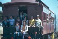 'cd_p0104530 - 28<sup>th</sup> December 1985 - 824 Cambrai line Steamranger Dry Creek volunteers on end deck'