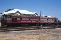 2.2.1986 NT76 + NT67 locos Gladstone