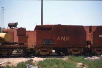 'cd_p0104912 - 3<sup>rd</sup> February 1986 - Port Augusta - Poison train wagons ex L class tenders '