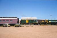  3.2.1986 loco 531 shunting at Port Augusta alongside AF26
