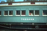 31.3.1986 Torrens car North Williamstown Museum