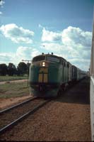   30.9.1986 GM3 Jamestown hauling Alice crossing Indian Pacific