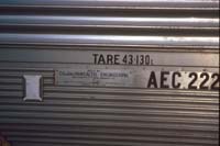 'cd_p0106304 - 17<sup>th</sup> December 1986 - AEC 222 <em>Entertainment</em> car builders plate'