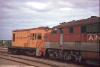'cd_p0106312 - 20<sup>th</sup> December 1986 - Diesel Electric 907 and 350 at SteamRanger Depot Dry Creek'