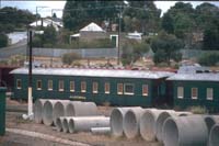 7.4.1987 Port Lincoln workshops <em>Alberga</em> car