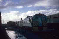 2.5.1987 Keswick CB1 being shunted off Ghan consist