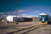 9.5.1987 Copley station yard bluebird 256