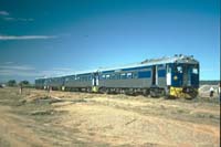 'cd_p0107251 - 9<sup>th</sup> May 1987 - Telford station yard with bluebird 256 and 2 trailer and 282'