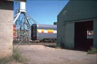 31.10.1987 Keswick sleeper BRJ912 Ghan colour scheme