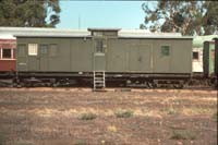 1<sup>st</sup> January 1988,Quorn Pichi Richi Railway brakevan 4879