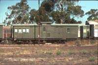 1<sup>st</sup> January 1988,Quorn Pichi Richi Railway brakevan 3403