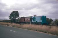 13<sup>th</sup> March 1988 Goolwa loco 351 tree cutting + baggage car