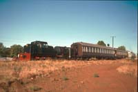 'cd_p0108336 - 3<sup>rd</sup> April 1988 - Peterborough NARC 50 <em>Bruce</em> sleeping car + loco NC1'