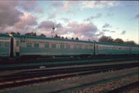 'cd_p0108423 - 2<sup>nd</sup> July 1988 - Keswick - deluxe sleeper ARM 952 in Expo Express colours'