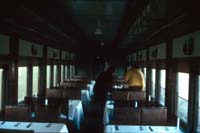 'cd_p0108438 - 27<sup>th</sup> July 1988 - Dry Creek - Steamranger - interior <em>Adelaide</em> dining car'