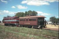 8.10.1988 Quorn Pichi Richi Railway loco NSU52 + Flinders car