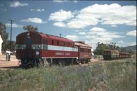 8.10.1988 Quorn Pichi Richi Railway loco NSU52 + Flinders car