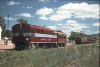 8<sup>th</sup> October 1988 Quorn Pichi Richi Railway loco NSU52 + <em>Flinders</em> car