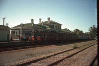 10.10.1988 Riverton Red Hen railcars 309 + unknown + 2501 + 2302 + 2301