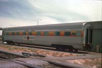 'cd_p0109008 - 18<sup>th</sup> December 1988 - Keswick - AEC 222 entertainment car Ghan colours'