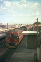 'cd_p0109078 - 31<sup>st</sup> December 1988 - Keswick - nine car Red Hen - Scout Train 366 is leading car + 367 + 322 + 323 + 330 + 331 + 417 + 325 + 324'