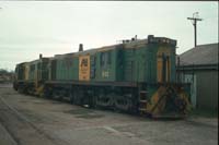 2<sup>nd</sup> May 1989 Port Lincoln loco 842 + 865