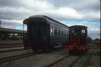 3.5.1989 Peterborough sitting car NABPC11 + loco 1151 toad