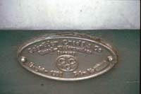 'cd_p0109627 - 21<sup>st</sup> February 1990 - BRF 90 Builders plate Wegmann'