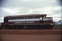 'cd_p0109810a - 17<sup>th</sup> June 1990 - MacDonnell siding loco NSU 58 side on view'