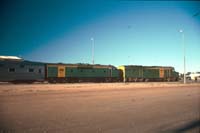 19.6.1990 Alice Springs station Ghan DL42 + GM26